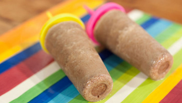 Lody sojowe z pomarańczą, migdałami i kakao