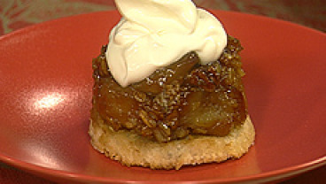 Tymbaliki z jabłek w karmelu z płatkami śniadaniowymi