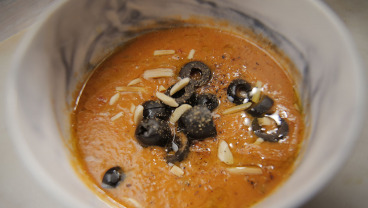 Krem pomidorowo–soczewicowy