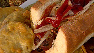 Kiełbaski „whistle stop”