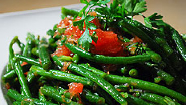 Sałatka z fasolki szparagowej