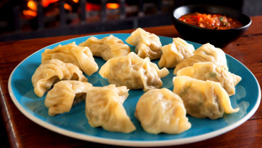 Nepalskie momo z kurczakiem