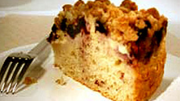 Ciasto z borówkami i kruszkonką