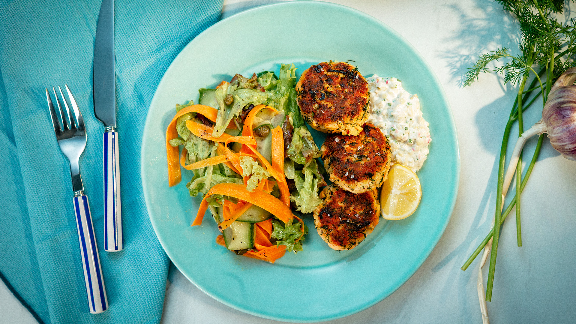 Kotlety z pieczonego łososia 